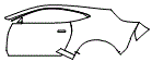 Door and Rear Fender Kit pattern for the 2025 Aston Martin Valour