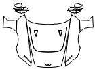 Full Hood, Fender and Mirror Kit pattern for the 2025 Aston Martin Valour