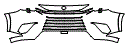 Bumper Kit pattern for the 2026 Lexus TX