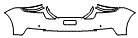 Rear Bumper Kit pattern for the 2026 Porsche Panamera
