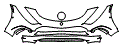 Bumper Kit pattern for the 2026 Mercedes Benz SL Roadster