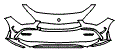 Bumper Kit pattern for the 2026 Mercedes Benz CLA Coupe