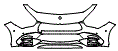 Bumper Kit pattern for the 2026 Mercedes Benz CLA Coupe