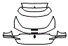 Trunk Lid Kit pattern for the 2026 Ferrari Purosangue