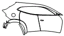 Door and Rear Fender Kit pattern for the 2026 Ferrari Purosangue