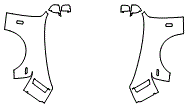Full Fender and Mirror Kit pattern for the 2026 Rolls Royce Phantom