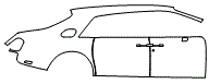 Door and Rear Fender Kit pattern for the 2026 Rolls Royce Phantom