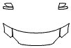 Hood, Fender and Mirror Kit pattern for the 2026 MINI Countryman
