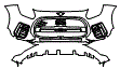 Bumper Kit pattern for the 2026 MINI Countryman