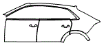 Door and Rear Fender Kit pattern for the 2027 Audi SQ8