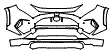 Bumper Kit pattern for the 2025 Toyota RAV4