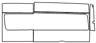 Left Body Side Kit pattern for the 2026 Mercedes Benz Sprinter