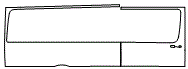 Right Body Side Kit pattern for the 2026 Mercedes Benz Sprinter