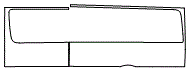 Left Body Side Kit pattern for the 2026 Mercedes Benz Sprinter