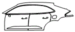 Door and Rear Fender Kit pattern for the 2026 Porsche Macan Electric
