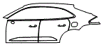 Door and Rear Fender Kit pattern for the 2026 Porsche Macan Electric