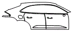 Door and Rear Fender Kit pattern for the 2026 Porsche Macan Electric