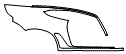 Rear Fender Kit pattern for the 1994 Porsche Singer