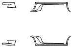 Rocker Panel Kit pattern for the 1994 Porsche Singer