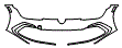 Bumper Kit pattern for the 2024 Volkswagen Golf GTI (US)
