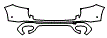 Rear Bumper Kit pattern for the 2026 Mercedes Benz GLB SUV