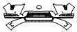 Bumper Kit pattern for the 2026 Lexus GX