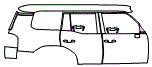 Door and Rear Fender Kit pattern for the 2026 Lexus GX