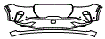 Bumper Kit pattern for the 2026 Lincoln Nautilus