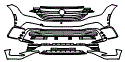 Bumper Kit pattern for the 2022 Volkswagen Tiguan (Canada)