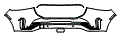 Bumper Kit pattern for the 2027 Lincoln Aviator