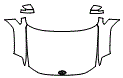 Full Hood, Fender and Mirror Kit pattern for the 2026 Hyundai Sante Fe (Canada)