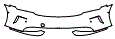 Bumper Kit pattern for the 2027 Porsche Taycan