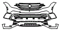 Bumper Kit pattern for the 2022 Volkswagen Tiguan (Canada)