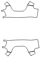 Outer Bed Panel Kit pattern for the 2021 GMC Sierra