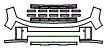 Bumper Kit pattern for the 2026 Hyundai Sante Fe (US)