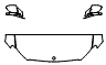 Hood, Fender and Mirror Kit pattern for the 2027 Mercedes Benz E-Class