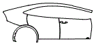 Door and Rear Fender Kit pattern for the 2027 Toyota Prius
