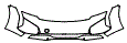 Bumper Kit pattern for the 2025 Porsche Taycan