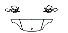 Hood, Fender and Mirror Kit pattern for the 2027 Porsche Taycan