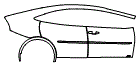 Door and Rear Fender Kit pattern for the 2027 Toyota Prius