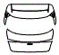 Trunk Lid Kit pattern for the 2025 Porsche Taycan