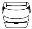 Trunk Lid Kit pattern for the 2025 Porsche Taycan