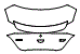 Trunk Lid Kit pattern for the 2026 Cadillac CT4