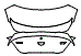 Trunk Lid Kit pattern for the 2026 Cadillac CT4