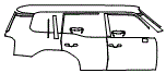Door and Rear Fender Kit pattern for the 2027 Toyota Land Cruiser