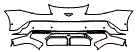Rear Bumper Kit pattern for the 2024 Bentley Batur