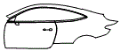 Door and Rear Fender Kit pattern for the 2027 Mercedes Benz CLE Coupe