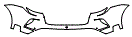 Rear Bumper Kit pattern for the 2027 Porsche Taycan