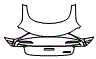 Trunk Lid Kit pattern for the 2024 Tesla Model 3 (New Generation)