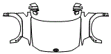Full Hood, Fender and Mirror Kit pattern for the 2026 Hyundai Sante Fe (Canada)